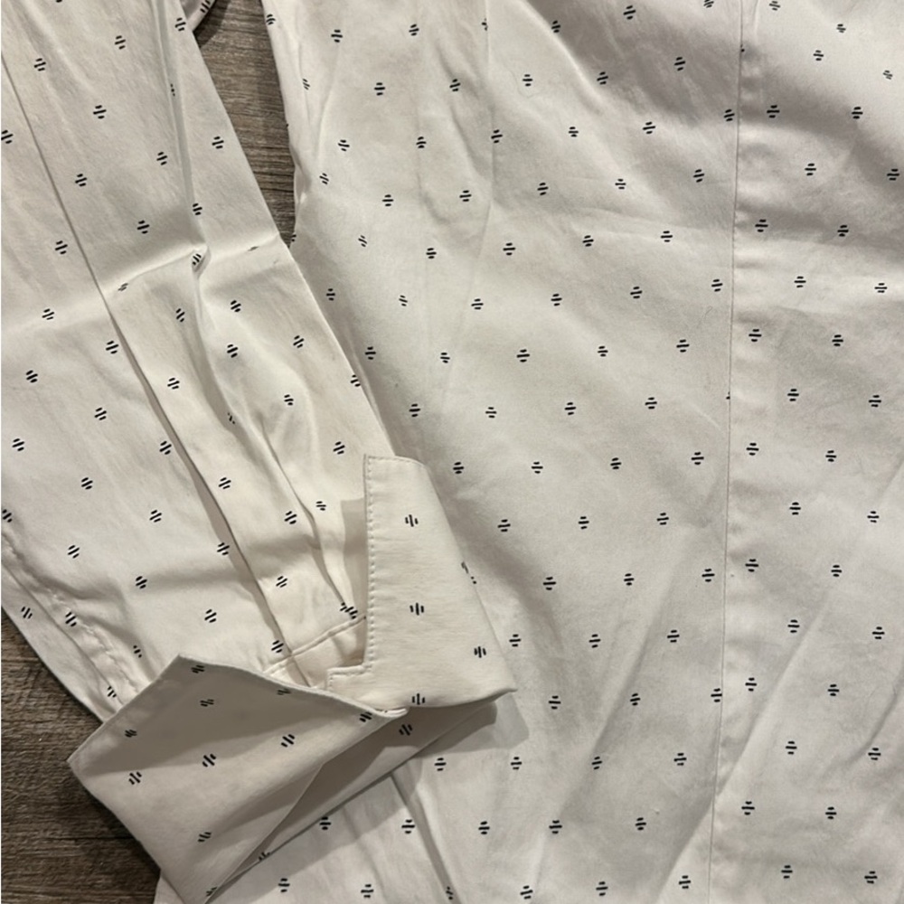 Calvin Klein White Patterned Button Down Wide Cuf… - image 8